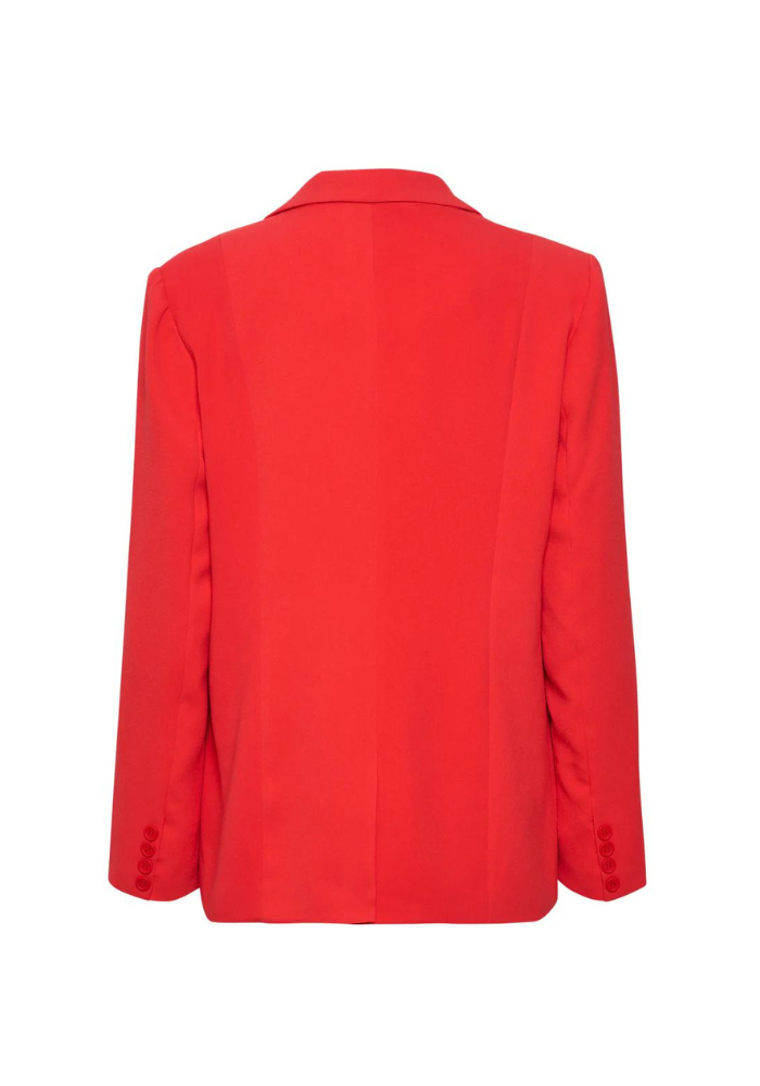 Saint Tropez Torry double Breasted Blazer - Red