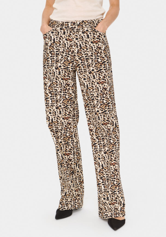 The Zeeka Animal Print Jeans