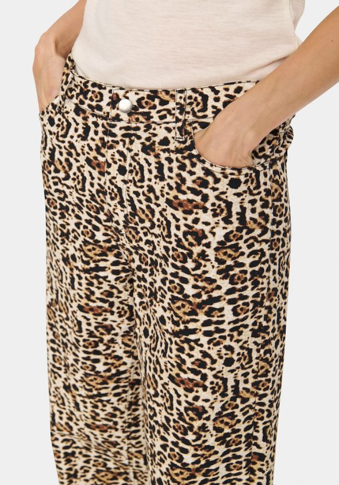 The Zeeka Animal Print Jeans