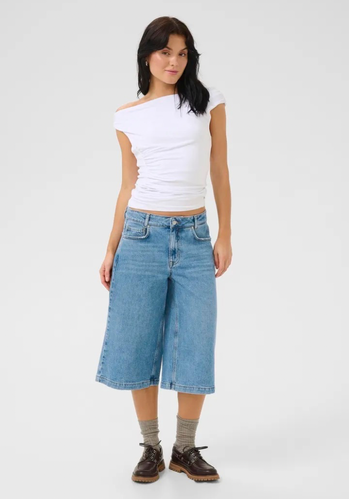 The Dango Wide Denim Shorts