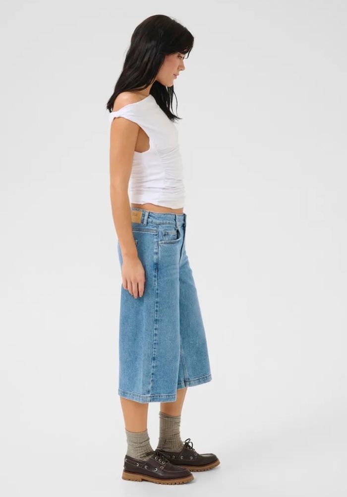 The Dango Wide Denim Shorts