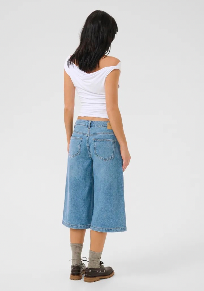 The Dango Wide Denim Shorts