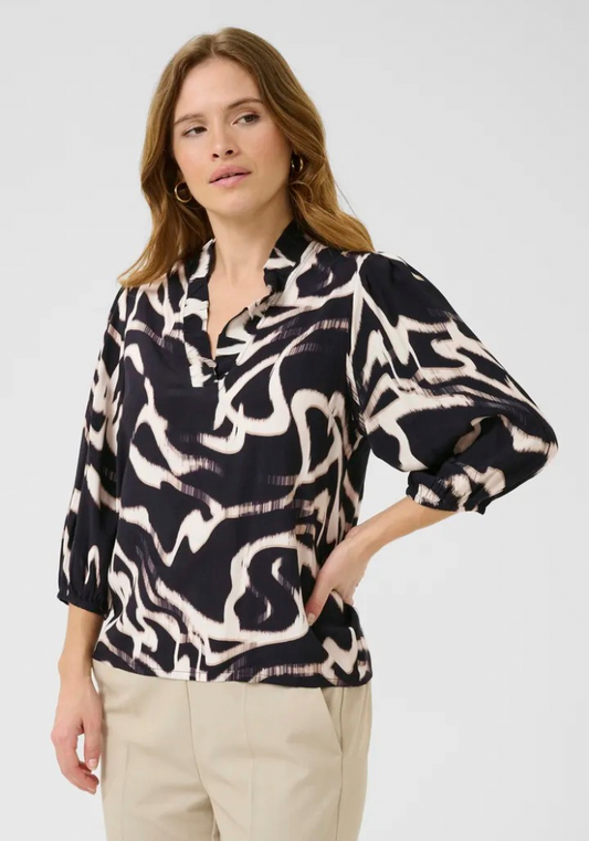 The Martha Frill Blouse