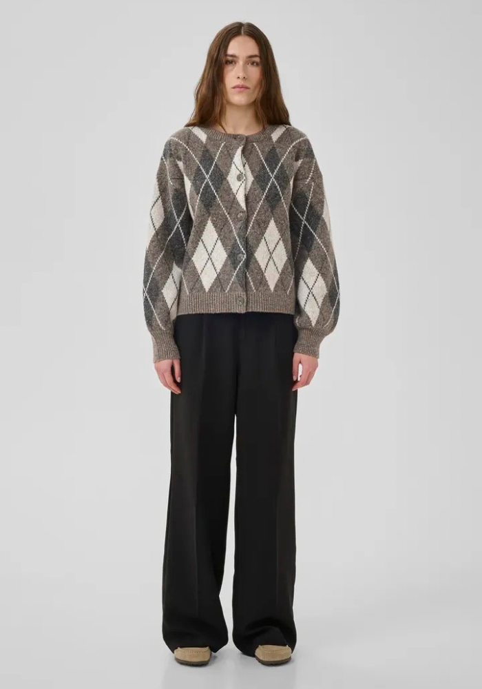 The Paloma Check Knit Cardigan