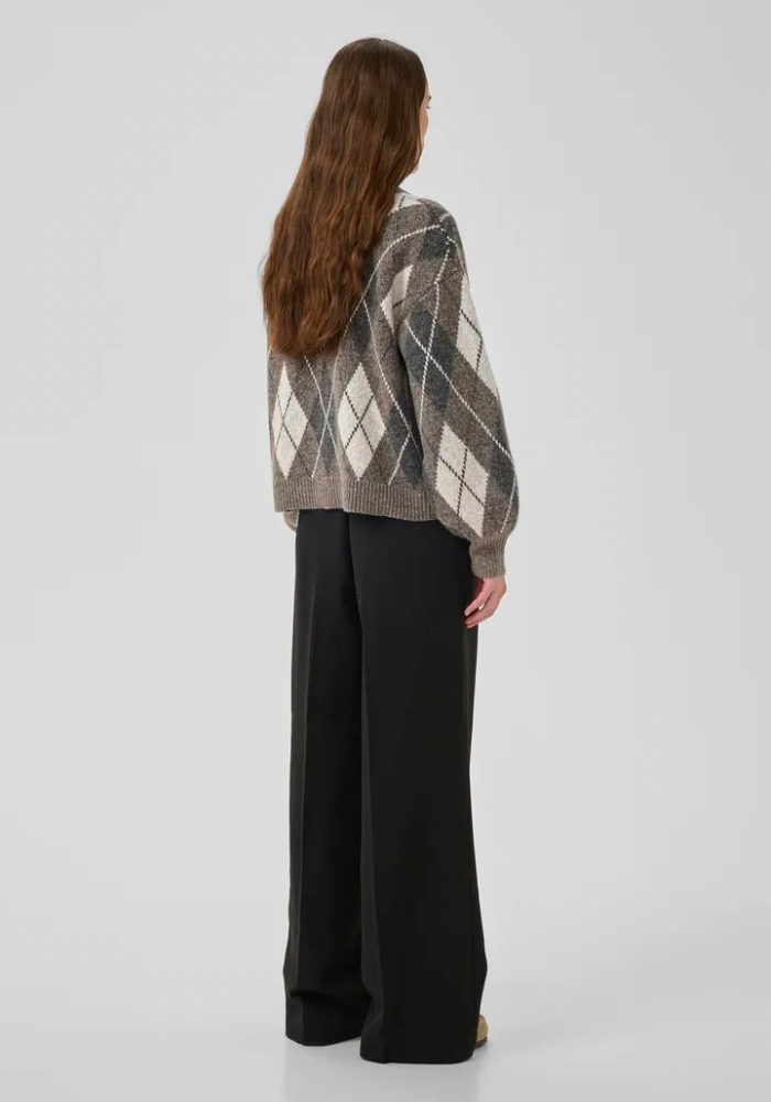 The Paloma Check Knit Cardigan