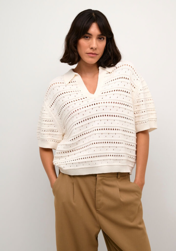 Jolie Polo Knit Pullover