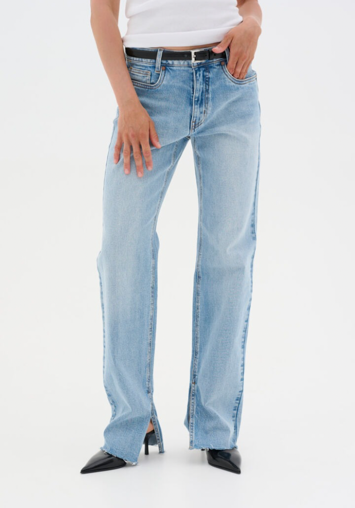 The Daisy Straight Slit Leg Jeans