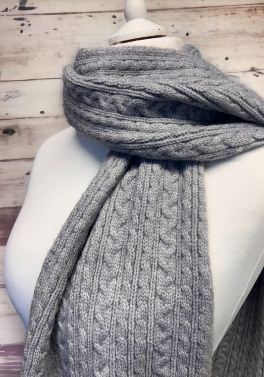 Cable Knit Scarf