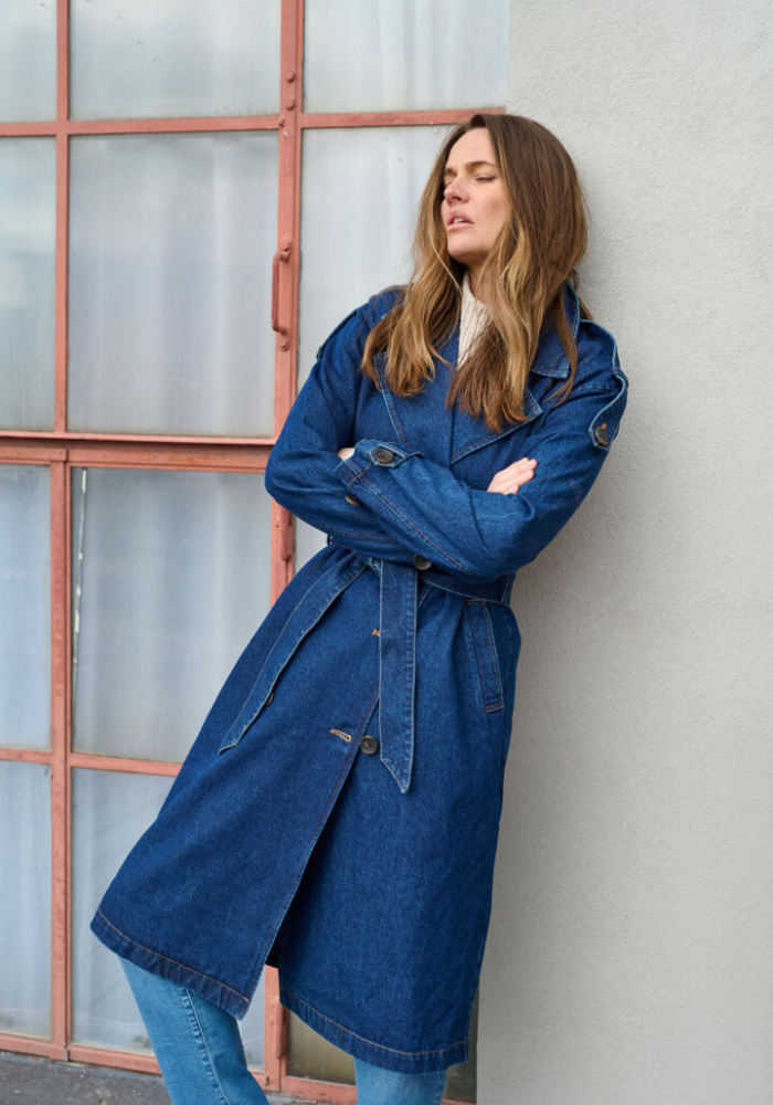 The Hillary Denim Trenchcoat