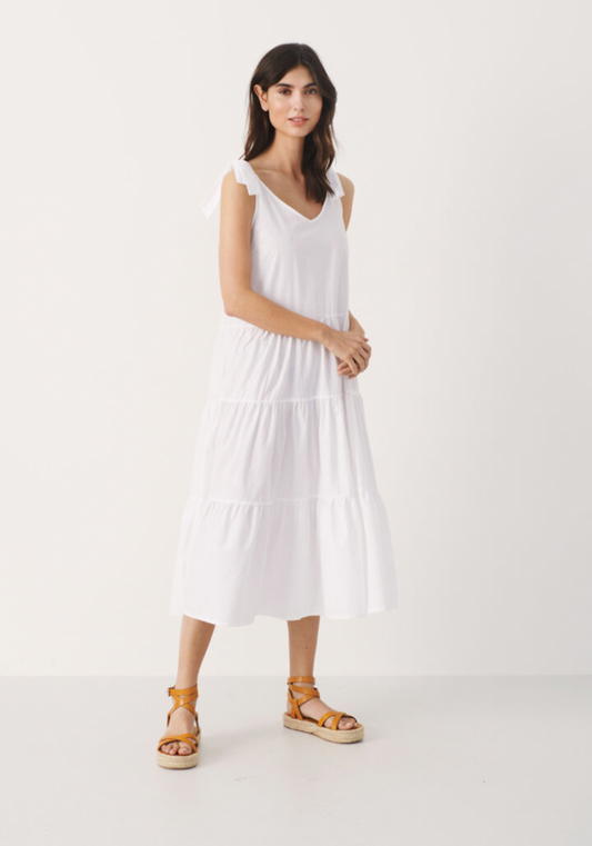 Povla Bright White Dress