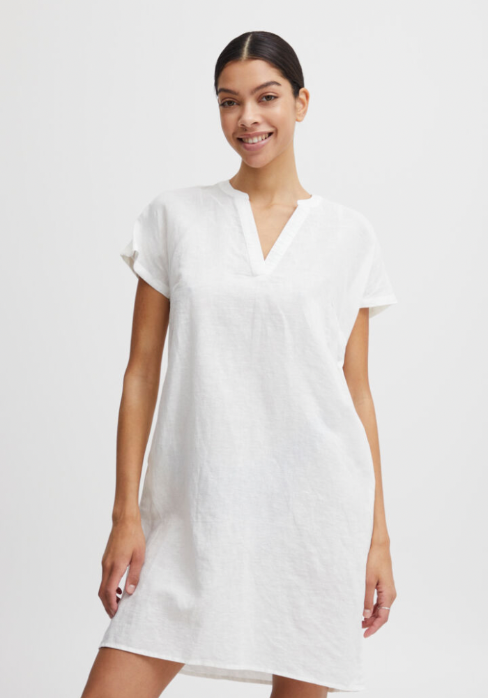 Byoung Byfalakka V Neck Dress - Off White