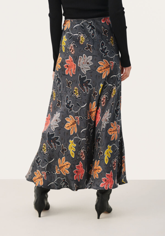 Rin Skirt - Magnet Botanical Print