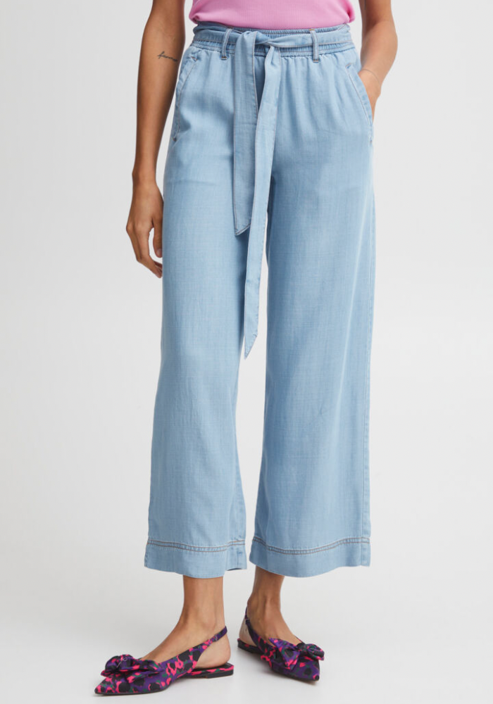 Bylana Cropped Wide Leg Pants