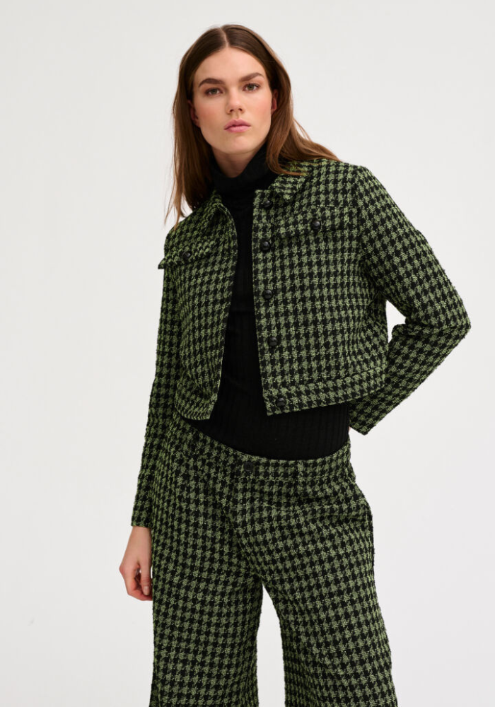 Kelp Forest Green Check Jacket