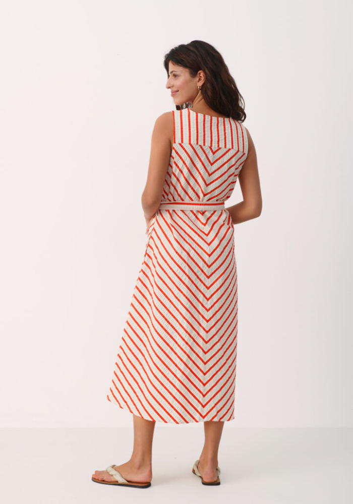 Part Two Astra Dress - Grenadine Stripe