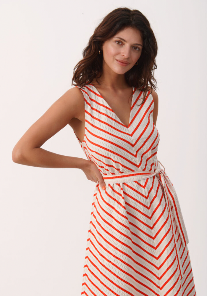 Part Two Astra Dress - Grenadine Stripe