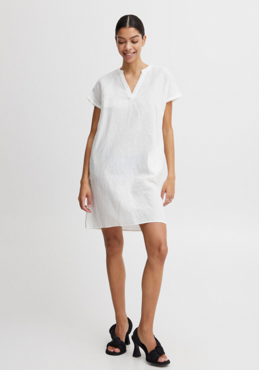 Byoung Byfalakka V Neck Dress - Off White