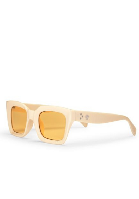 Anna Cream Frame Sunglasses